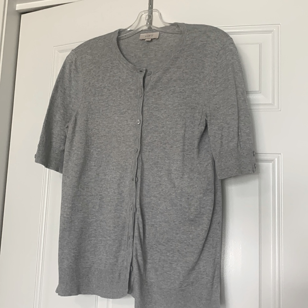 Cardigan - soft gray
